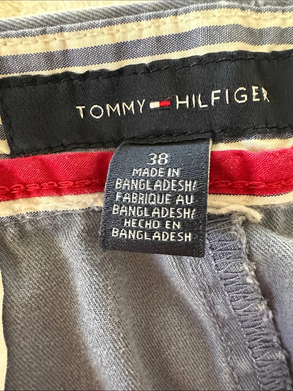 Tommy Hilfiger Sky Blue Men’s Flat Front Shorts